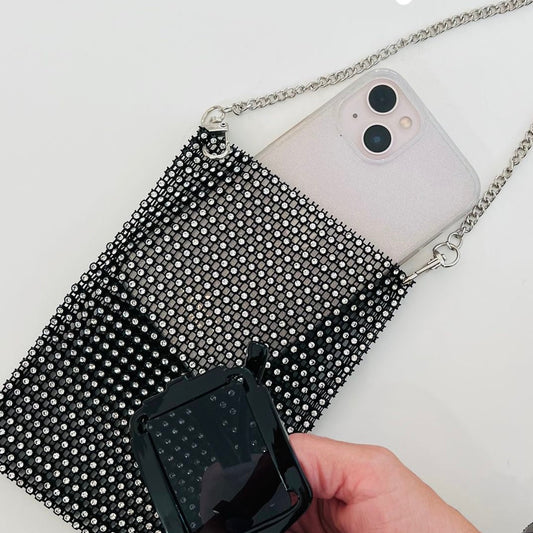 cell phone bag cross mesh