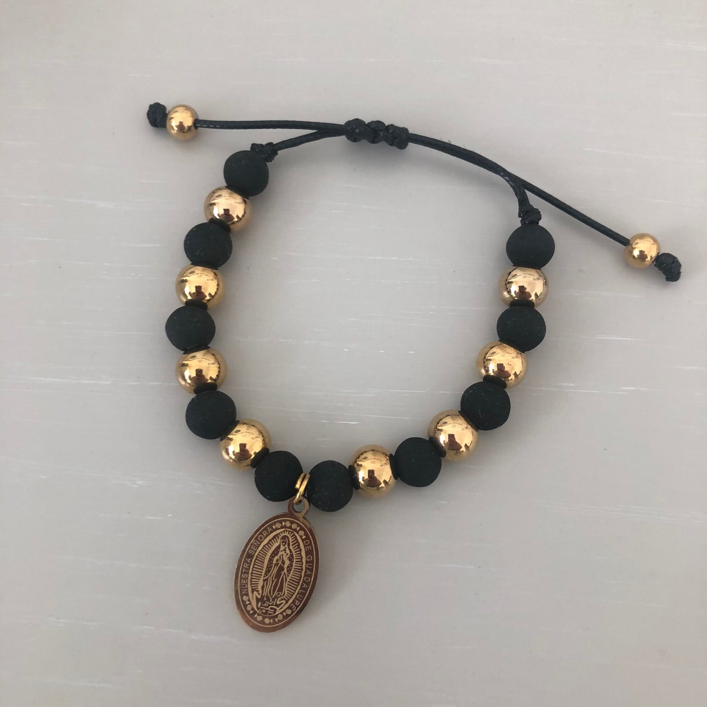 Guadalupe Virgin medal bracelet