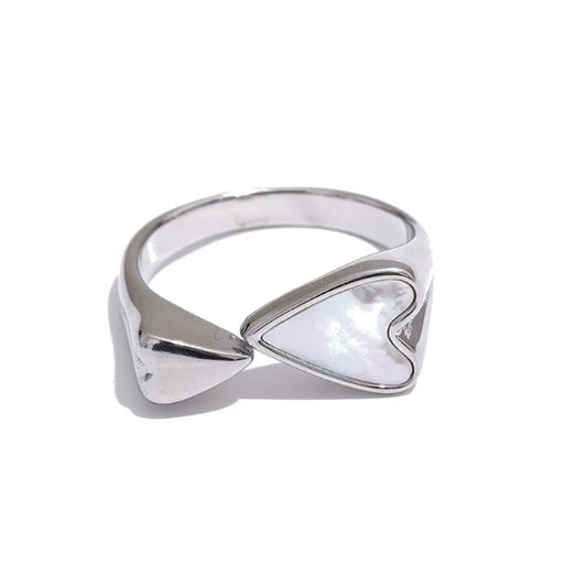 Shell Heart Ring