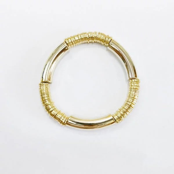 Bamboo Bead Stackable Bracelet