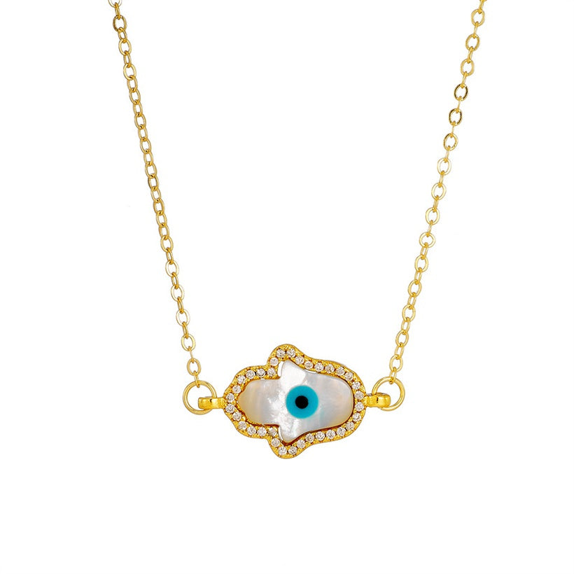 mother pearl evil eye
