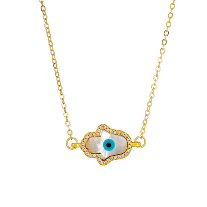 mother pearl evil eye