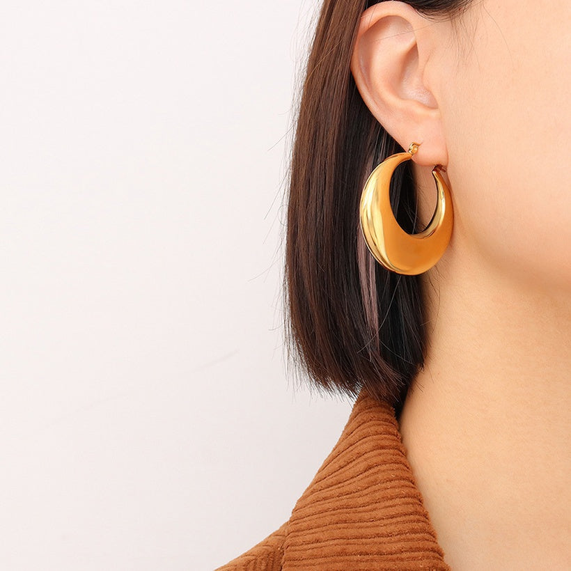 geo earrings