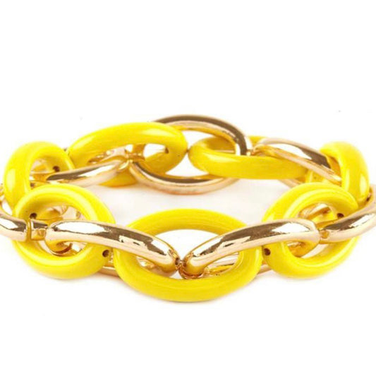 yellow bracelet