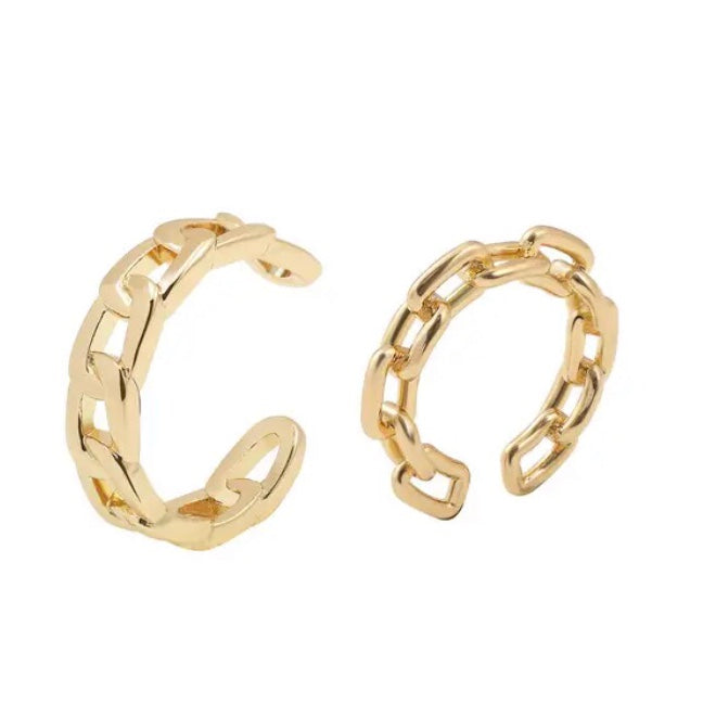 chain combo ear cuff