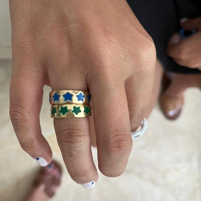 Twinkle Star Band Ring