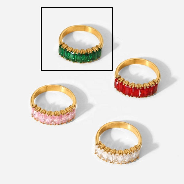 luxury green cubic zircon