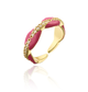 colorful neon open rings