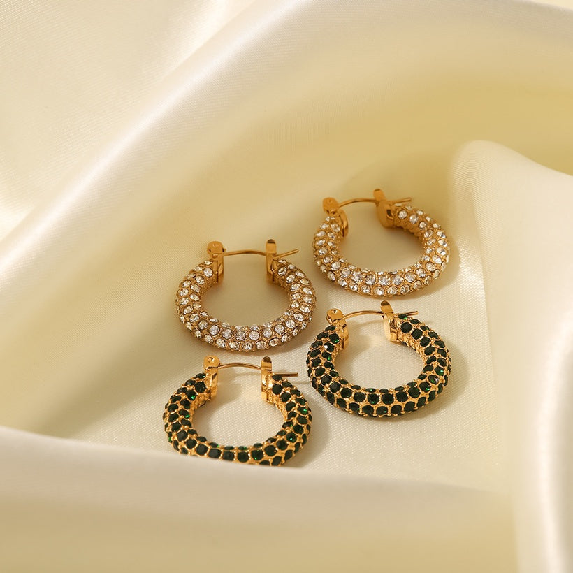 geo zircon hoops