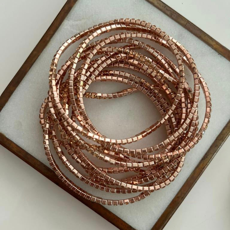 Multi Strand Rose Gold
