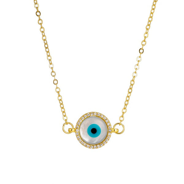 mother pearl evil eye