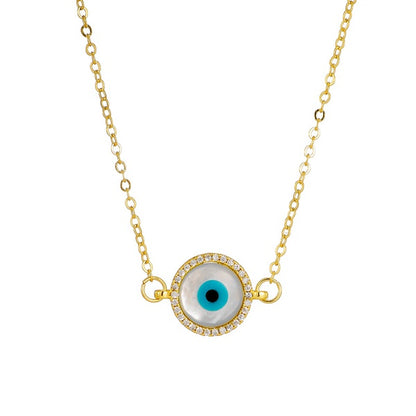 mother pearl evil eye