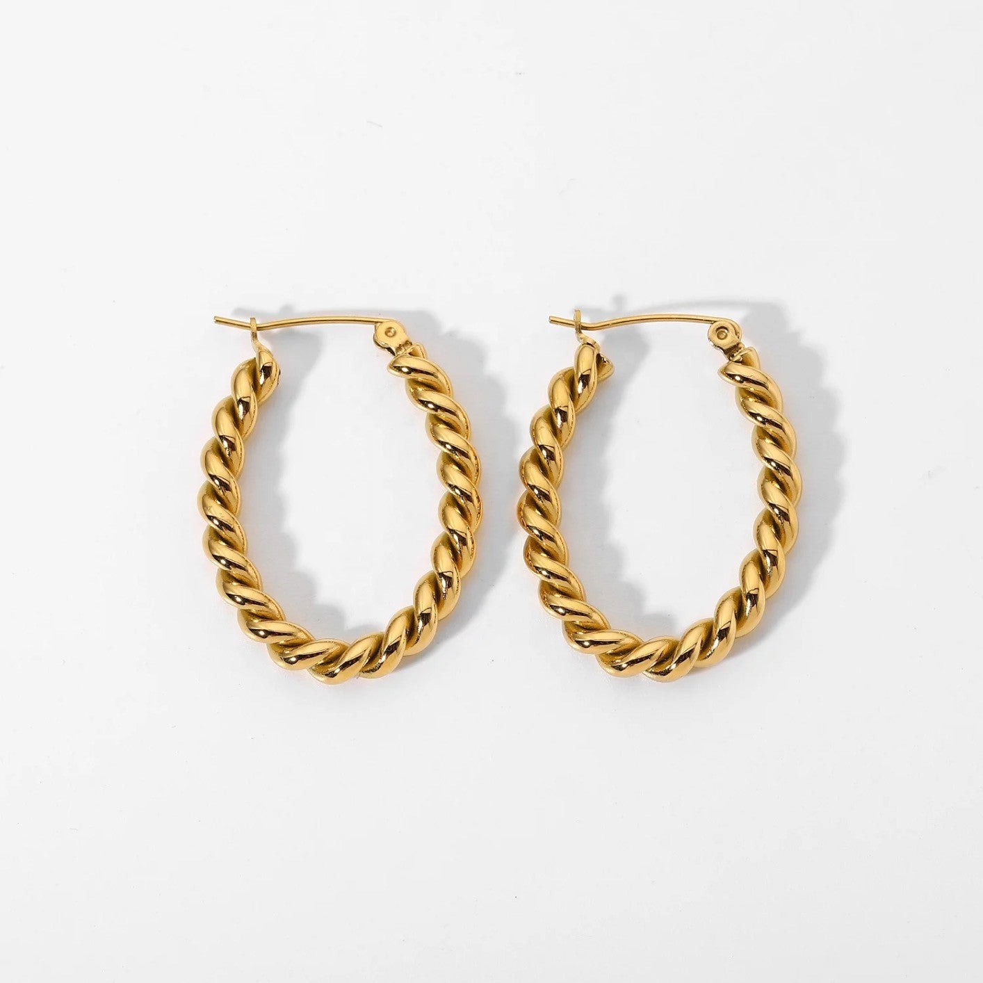 Vintage Twisted Hoops