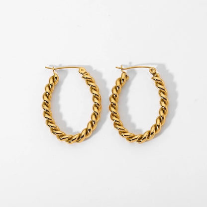 Vintage Twisted Hoops