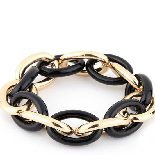 Chunky Black Weekender Bracelet